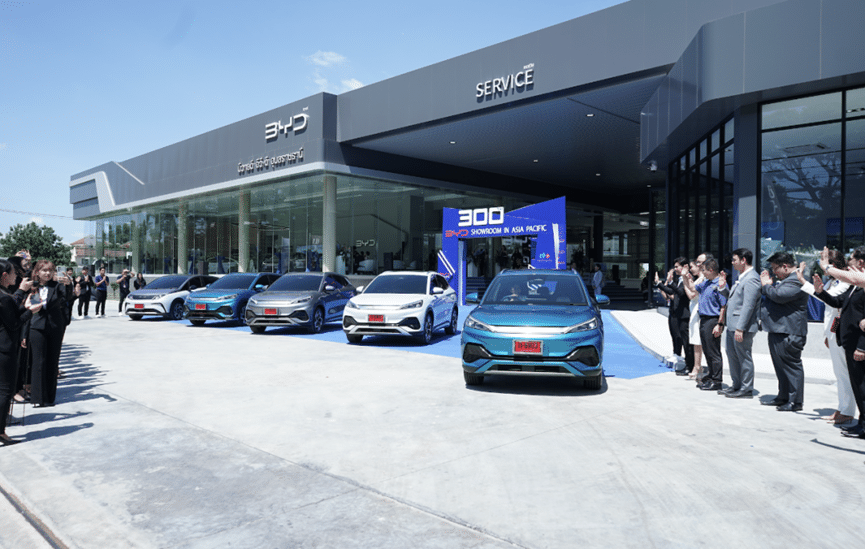 BYD - Abertura da 108ª loja na Tailândia e a 300ª na Ásia-Pacífico