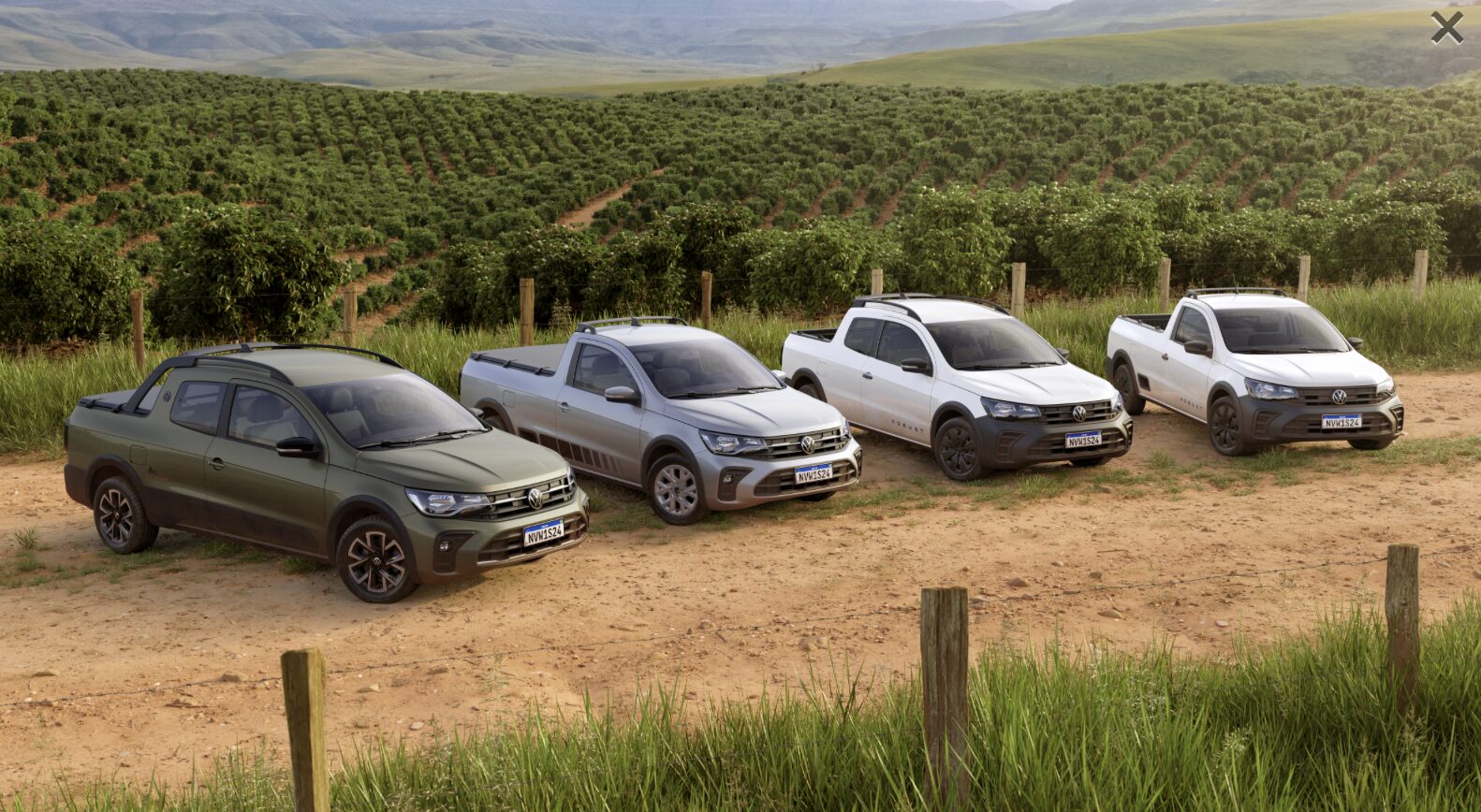 Volkswagen anuncia financiamento da Saveiro pelo FINAME e estreia no E-agro do Bradesco